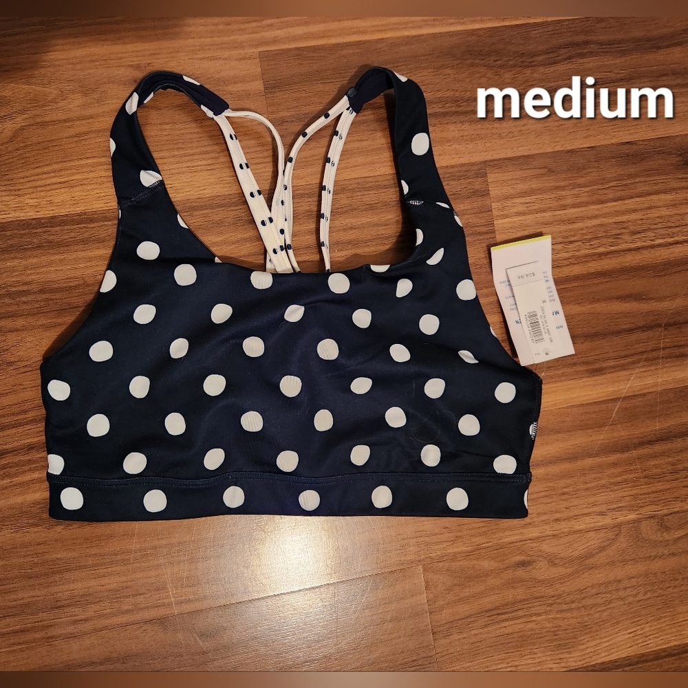Medium Old Navy Polka Dot Sports Bra